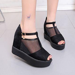 Peep-toe Platform Shoes