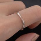 Irregular Open Ring Silver - One Size