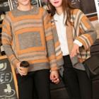 Couple Matching Patterned Long-sleeve Knit Sweater