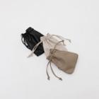 Drawcord Pleather Mini Cross Bag