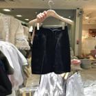 Drawstring High-waist Cargo Mini Skirt