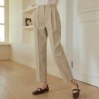High-rise Pleated Baggy Pants