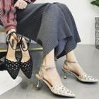 High-heel Perforated Pumps