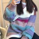Striped Sweater / Long-sleeve T-shirt / Leggings