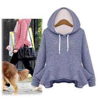 M Lange Peplum Hoodie