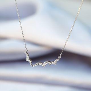 Cz Choker S925 Silver - As Shown In Figure - One Size