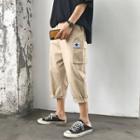 Pocket Straight-cut Pants