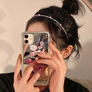 Rhinestone Alloy Headband F935 - Pink - One Size