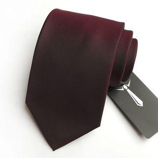 Set: Plain Tie + Pocket Square + Cuff Link