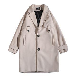 Couple Matching Button-up Long Coat