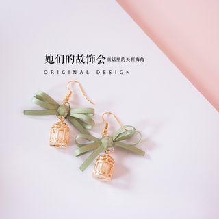 Bird Cage-accent Earrings