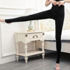 Fleece-lined Color Block Stirrup Leggings