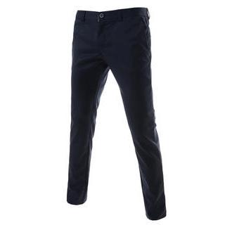 Straight-cut Slim-fit Pants