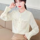 Tweed Pocket Blouse
