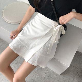 Ribbon Bow A-line Skirt
