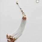 Freshwater Pearl Fringed Hair Stick White - One Size