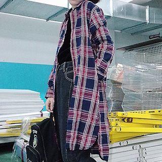 Plaid Collared Jacket
