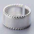 925 Sterling Silver Glossy Open Ring S925 Silver - As Shown In Figure - One Size