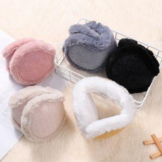 Chenille Earmuffs 66 - 02 - Earmuffs - Back - 40cm X 14