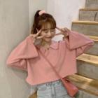 Collared Crop Pullover