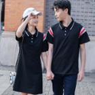 Couple Matching Short-sleeve T-shirt / Mini A-line Dress