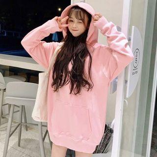 Wing Applique Long Hoodie