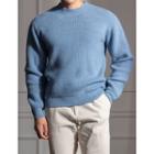 Crew-neck Wool Blend Sweater In 10 Colors