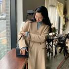 V-neck Buttoned Setup Jacket
