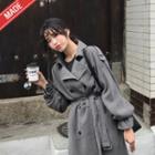 Double-breasted Loose-fit Long Trench Coat