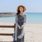 Open-front Ling Jersey Cardigan