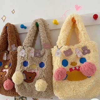 Furry Cartoon Tote Bag