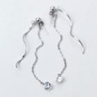 925 Sterling Silver Rhinestone Ear Jacket