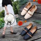 Low-heel Strap Loafers