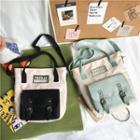 Nylon Tote Bag With Shoulder Strap