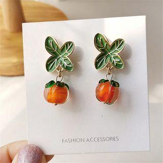 Fruit Drop Earring 1 Pair - Orange - One Size