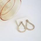 Alloy Drop Earring 1 Pair - Stud Earring - Gold - One Size