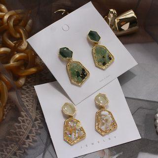 Irregular Crystal Dangle Earring