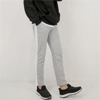 Piped Slim-fit Sweatpants