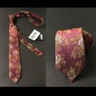 Flower Print Neck Tie 012 - One Size