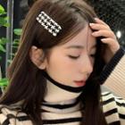 Houndstooth Fabric Hair Clip (various Designs)