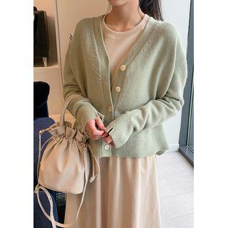 Pastel Woolen Knit Cardigan