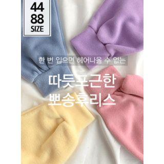 Slit-side Boxy Fleece Pullover