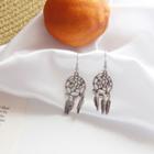 Alloy Dream Catcher Dangle Earring 1 Pair - Silver - One Size