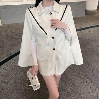 Single Breasted Cape Jacket