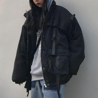 Buckled Padded Cargo Jacket
