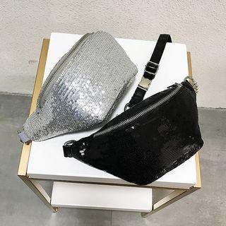 Sequined Sling Bag