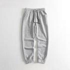 Plain Sweatpants Light Gray - M