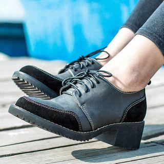Lace-up Panel Shoes