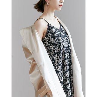 Floral Print Spaghetti Strap Dress