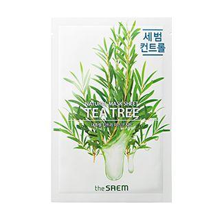 The Saem - Natural Tea Tree Mask Sheet 1pc 21ml